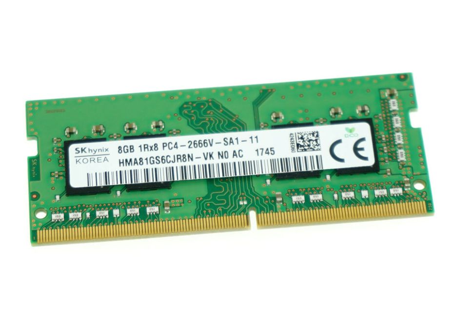Память оперативная DDR4 Hynix 8Gb SO-DIMM (PC4-21300, 2666, CL19) 1.2V (HMA81GS6CJR8N-VK)
Память оперативная DDR4 Hynix 8Gb SO-DIMM (PC4-21300, 2666, CL19) 1.2V (HMA81GS6CJR8N-VK)