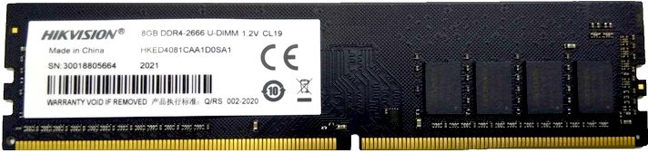 Память оперативная DDR4 HikVision 8Gb 2666MHz (HKED4081CAA1D0SA1/8G
Память оперативная DDR4 HikVision 8Gb 2666MHz (HKED4081CAA1D0SA1/8G