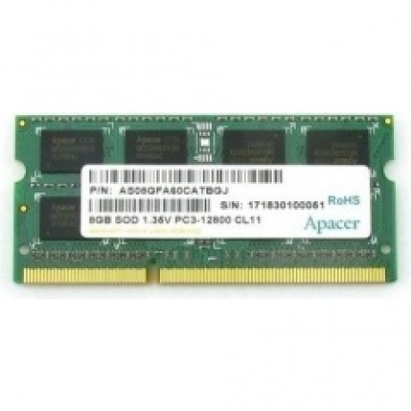 Оперативная память Apacer DDR3 8GB 1600MHz SO-DIMM (PC3-12800) CL11 1.35V (Retail) 512*8 (AS08GFA60CATBGJ/DV.08G2K.KAM)
Оперативная память Apacer DDR3 8GB 1600MHz SO-DIMM (PC3-12800) CL11 1.35V (Retail) 512*8 (AS08GFA60CATBGJ/DV.08G2K.KAM)