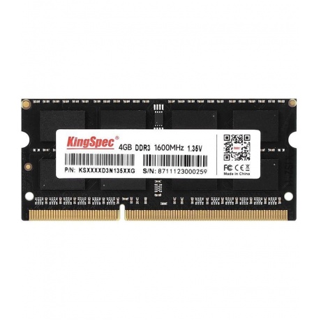 Память оперативная DDR3 Kingspec 4Gb 1600MHz (KS1600D3N13504G)
Память оперативная DDR3 Kingspec 4Gb 1600MHz (KS1600D3N13504G)