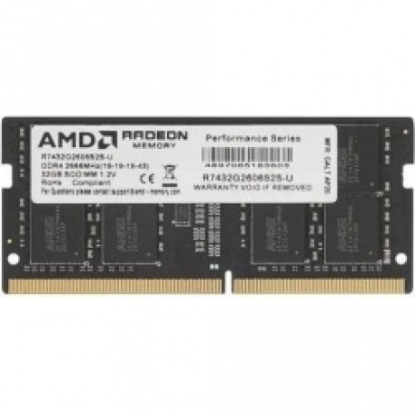 Память оперативная DDR4 AMD 32Gb 2666MHz (R7432G2606S2S-U)
Память оперативная DDR4 AMD 32Gb 2666MHz (R7432G2606S2S-U)