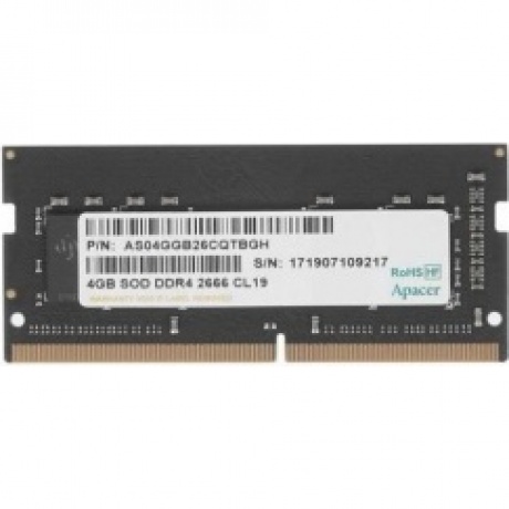 Память оперативная DDR4 Apacer 4GB PC21300 SODIMM (ES.04G2V.KNH)
Память оперативная DDR4 Apacer 4GB PC21300 SODIMM (ES.04G2V.KNH)