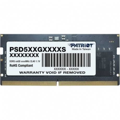Память оперативная DDR5 Patriot 16Gb 4800MHz (PSD516G480081S)
Память оперативная DDR5 Patriot 16Gb 4800MHz (PSD516G480081S)