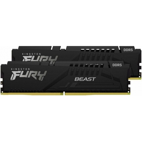 Память оперативная DDR5 Kingston Fury Beast Black CL40 16Gb PC41600, 5200Mhz (KF552C40BBK2-16)
Память оперативная DDR5 Kingston Fury Beast Black CL40 16Gb PC41600, 5200Mhz (KF552C40BBK2-16)