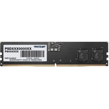 Оперативная память DDR5 Patriot DIMM 8Gb PC41600 5200Mhz (PSD58G520041)
Оперативная память DDR5 Patriot DIMM 8Gb PC41600 5200Mhz (PSD58G520041)
