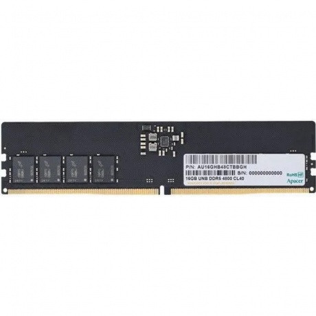 Память оперативная DDR5 Apacer 16GB 4800MHz DIMM (AU16GHB48CTBBGH)
Память оперативная DDR5 Apacer 16GB 4800MHz DIMM (AU16GHB48CTBBGH)