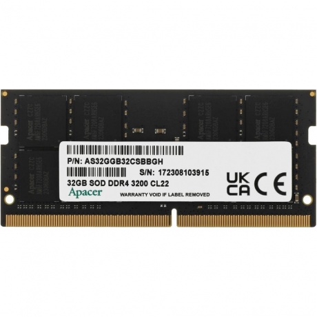 Память оперативная для ноутбука DDR4 Apacer PC25600 32GB (ES.32G21.PSI)
Память оперативная для ноутбука DDR4 Apacer PC25600 32GB (ES.32G21.PSI)