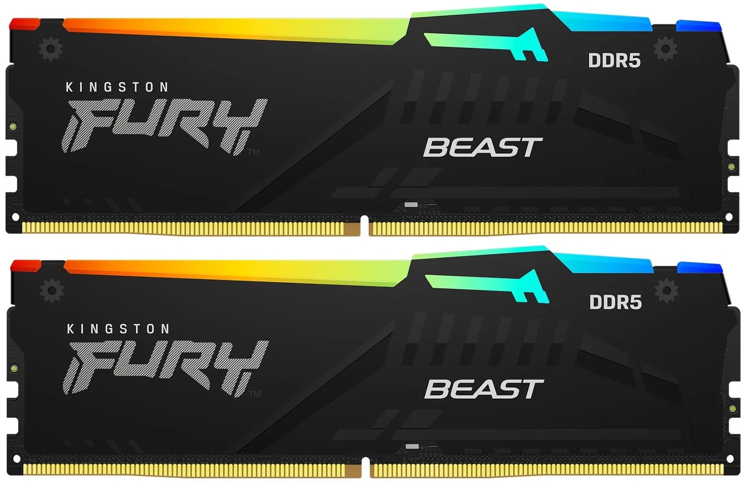 Оперативная память Kingston FURY Beast RGB DDR5 16GB 6000MHz CL40 DIMM (KF560C40BBAK2-16)
Оперативная память Kingston FURY Beast RGB DDR5 16GB 6000MHz CL40 DIMM (KF560C40BBAK2-16)
