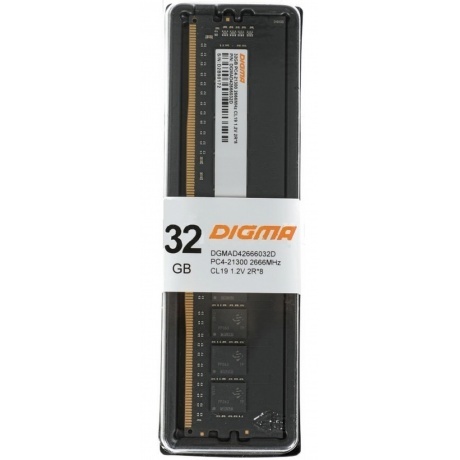 Оперативная память DDR4 Digma 32Gb 2666MHz DIMM (DGMAD42666032D)
Оперативная память DDR4 Digma 32Gb 2666MHz DIMM (DGMAD42666032D)