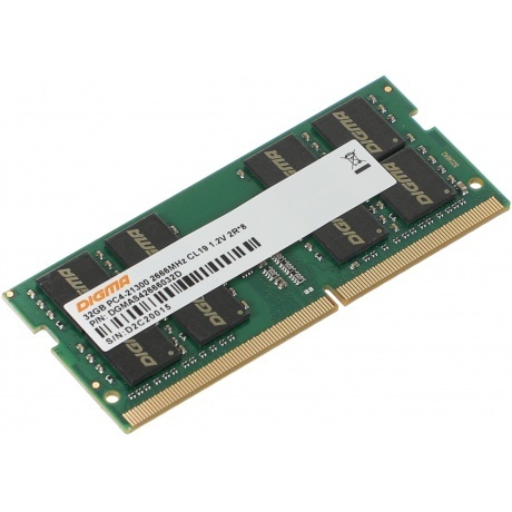 Оперативная память DDR4 Digma 32Gb 2666MHz SO-DIMM (DGMAS42666032D)
Оперативная память DDR4 Digma 32Gb 2666MHz SO-DIMM (DGMAS42666032D)