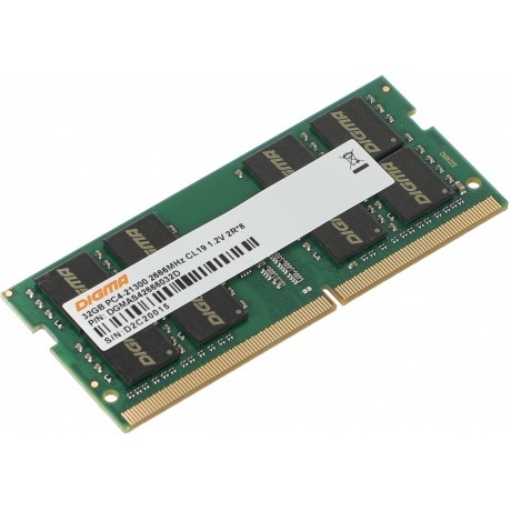 Оперативная память DDR4 Digma 32Gb 2666MHz SO-DIMM (DGMAS42666032D)
Оперативная память DDR4 Digma 32Gb 2666MHz SO-DIMM (DGMAS42666032D)