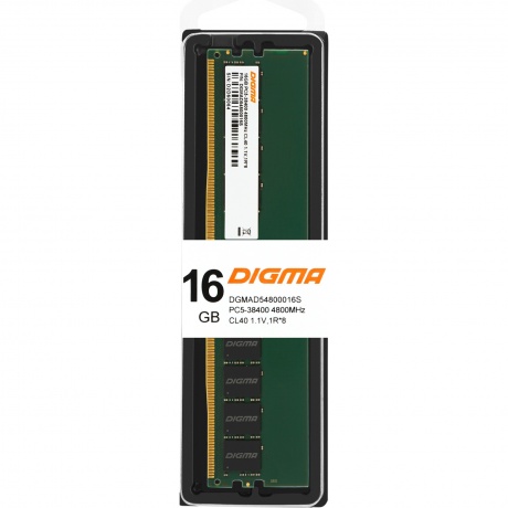 Оперативная память DDR5 Digma 16Gb 4800MHz DIMM (DGMAD54800016S)
Оперативная память DDR5 Digma 16Gb 4800MHz DIMM (DGMAD54800016S)