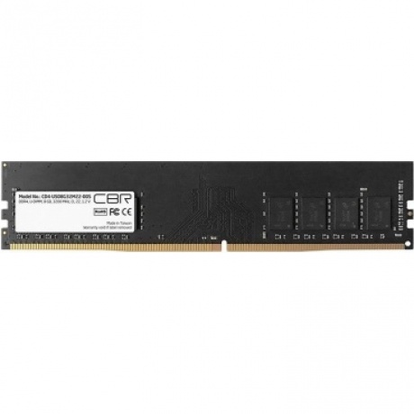 Оперативная память CBR DDR4 DIMM (UDIMM) 8GB 3200MHz (CD4-US08G32M22-00S)
Оперативная память CBR DDR4 DIMM (UDIMM) 8GB 3200MHz (CD4-US08G32M22-00S)