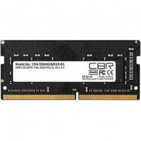 Оперативная память CBR DDR4 SODIMM 8GB 2666MHz (CD4-SS08G26M19-01)
Оперативная память CBR DDR4 SODIMM 8GB 2666MHz (CD4-SS08G26M19-01)