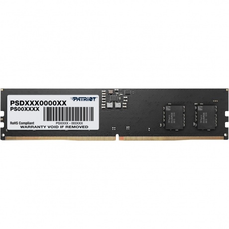Оперативная память Patriot DDR 5 DIMM 32Gb (16Gbx2) 5600Mhz (PSD532G5600K)
Оперативная память Patriot DDR 5 DIMM 32Gb (16Gbx2) 5600Mhz (PSD532G5600K)