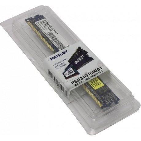 Память DDR3 Patriot 4Gb Signature Line (PSD34G160081)
Память DDR3 Patriot 4Gb Signature Line (PSD34G160081)