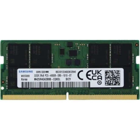Память оперативная Samsung DDR5 32GB SODIMM 4800MHz (M425R4GA3BB0-CQK0L)
Память оперативная Samsung DDR5 32GB SODIMM 4800MHz (M425R4GA3BB0-CQK0L)