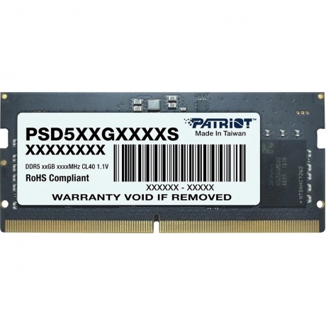 Оперативная память Patriot SODIMM 16GB DDR5-5600 (PSD516G560081S)
Оперативная память Patriot SODIMM 16GB DDR5-5600 (PSD516G560081S)