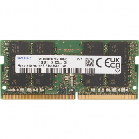 Память оперативная Samsung DDR4 32GB M471A4G43CB1-CWE SODIMM 3200, 1.2V
Память оперативная Samsung DDR4 32GB M471A4G43CB1-CWE SODIMM 3200, 1.2V