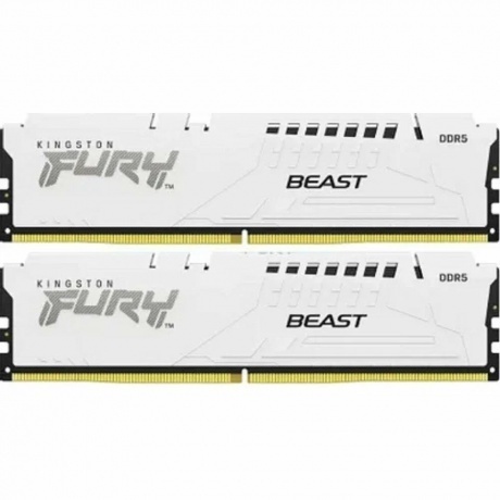 Оперативная память Kingston 32Gb DDR5 (2x16Gb) UDIMM <PC5-44800, 5600MHz, CL40> FURY Beast white XMP
Оперативная память Kingston 32Gb DDR5 (2x16Gb) UDIMM <PC5-44800, 5600MHz, CL40> FURY Beast white XMP