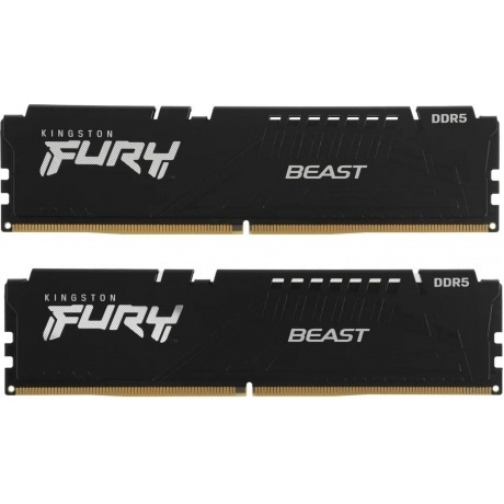 Оперативная память Kingston 32Gb DDR5 (2x16Gb) UDIMM <PC5-51200, 6400MHz, CL32> FURY Beast Black
Оперативная память Kingston 32Gb DDR5 (2x16Gb) UDIMM <PC5-51200, 6400MHz, CL32> FURY Beast Black