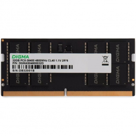 Память оперативная Digma DDR5 32GB 4800MHz (DGMAS54800032D)
Память оперативная Digma DDR5 32GB 4800MHz (DGMAS54800032D)