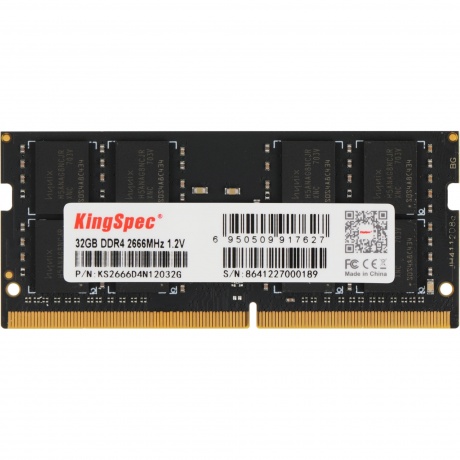 Оперативная память Kingspec DDR4 32GB 2666MHz (KS2666D4N12032G)
Оперативная память Kingspec DDR4 32GB 2666MHz (KS2666D4N12032G)