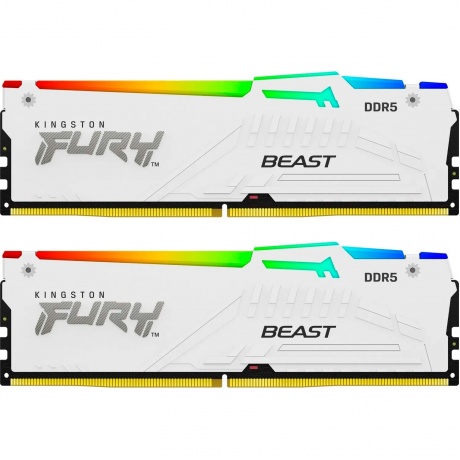Память оперативная Kingston DDR5 2x16GB 5600MHz Fury Beast RGB RTL Gaming (KF556C36BWEAK2-32)
Память оперативная Kingston DDR5 2x16GB 5600MHz Fury Beast RGB RTL Gaming (KF556C36BWEAK2-32)