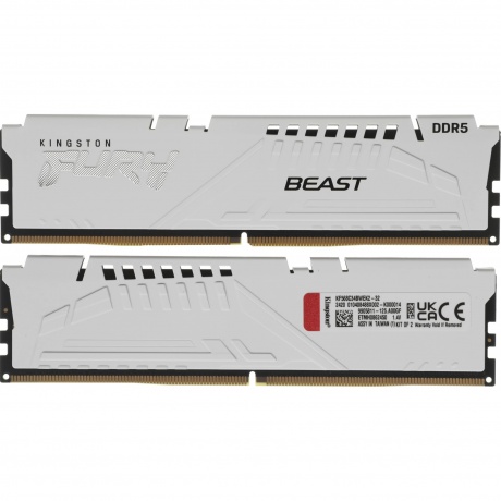 Память оперативная Kingston DDR5 2x16GB 6800MHz Fury Beast RTL Gaming (KF568C34BWEK2-32)
Память оперативная Kingston DDR5 2x16GB 6800MHz Fury Beast RTL Gaming (KF568C34BWEK2-32)