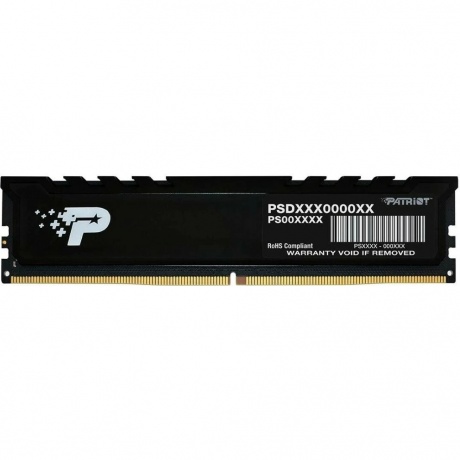 Память оперативная Patriot DDR5 16GB 5600MHz Signature Premium (PSP516G560081H1)
Память оперативная Patriot DDR5 16GB 5600MHz Signature Premium (PSP516G560081H1)