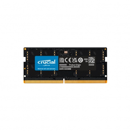 Память оперативная Crucial 32GB DDR5 SODIMM (CT32G48C40S5)
Память оперативная Crucial 32GB DDR5 SODIMM (CT32G48C40S5)