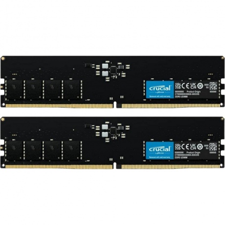 Оперативная память Crucial by Micron DDR5-5600 64GB Kit (2x32GB) UDIMM
Оперативная память Crucial by Micron DDR5-5600 64GB Kit (2x32GB) UDIMM