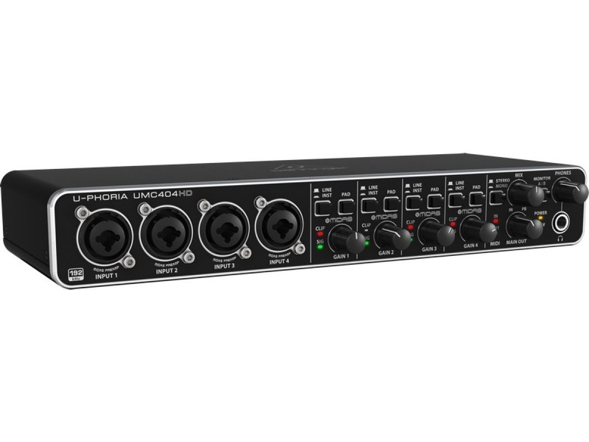 Внешняя звуковая карта Behringer U-PHORIA UMC404HD
Внешняя звуковая карта Behringer U-PHORIA UMC404HD