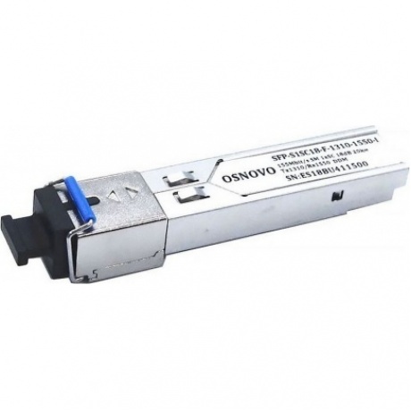 Модуль Osnovo SFP-S1SC18-F-1550-1310-I
Модуль Osnovo SFP-S1SC18-F-1550-1310-I