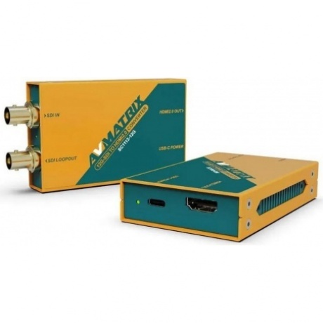 Конвертер AVMATRIX SC1112-12G 4K60 12G-SDI в HDMI2.0
Конвертер AVMATRIX SC1112-12G 4K60 12G-SDI в HDMI2.0