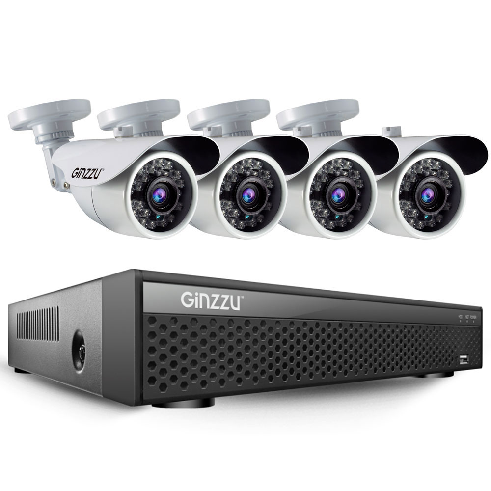 Комплект видеонаблюдения Ginzzu HK-448D, Белый;черный
Комплект видеонаблюдения Ginzzu HK-448D, Белый;черный