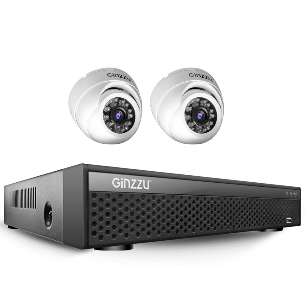 Комплект видеонаблюдения Ginzzu HK-429D, Белый
Комплект видеонаблюдения Ginzzu HK-429D, Белый