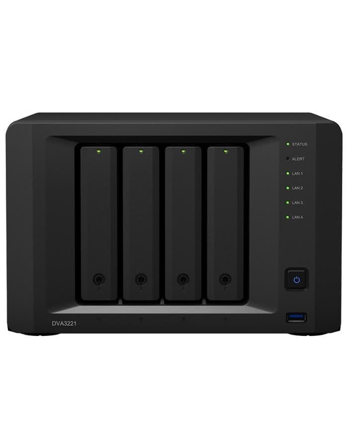 Видеорегистратор Synology NVR DVA3221, Черный
Видеорегистратор Synology NVR DVA3221, Черный
