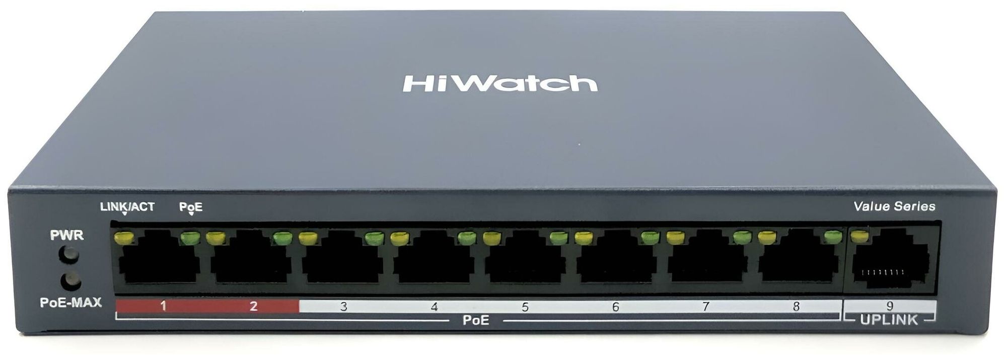 Коммутатор HiWatch DS-S1008GP, Черный
Коммутатор HiWatch DS-S1008GP, Черный