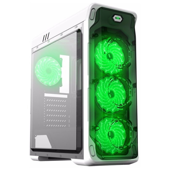 Корпус GameMax StarLight White/Green
Корпус GameMax StarLight White/Green