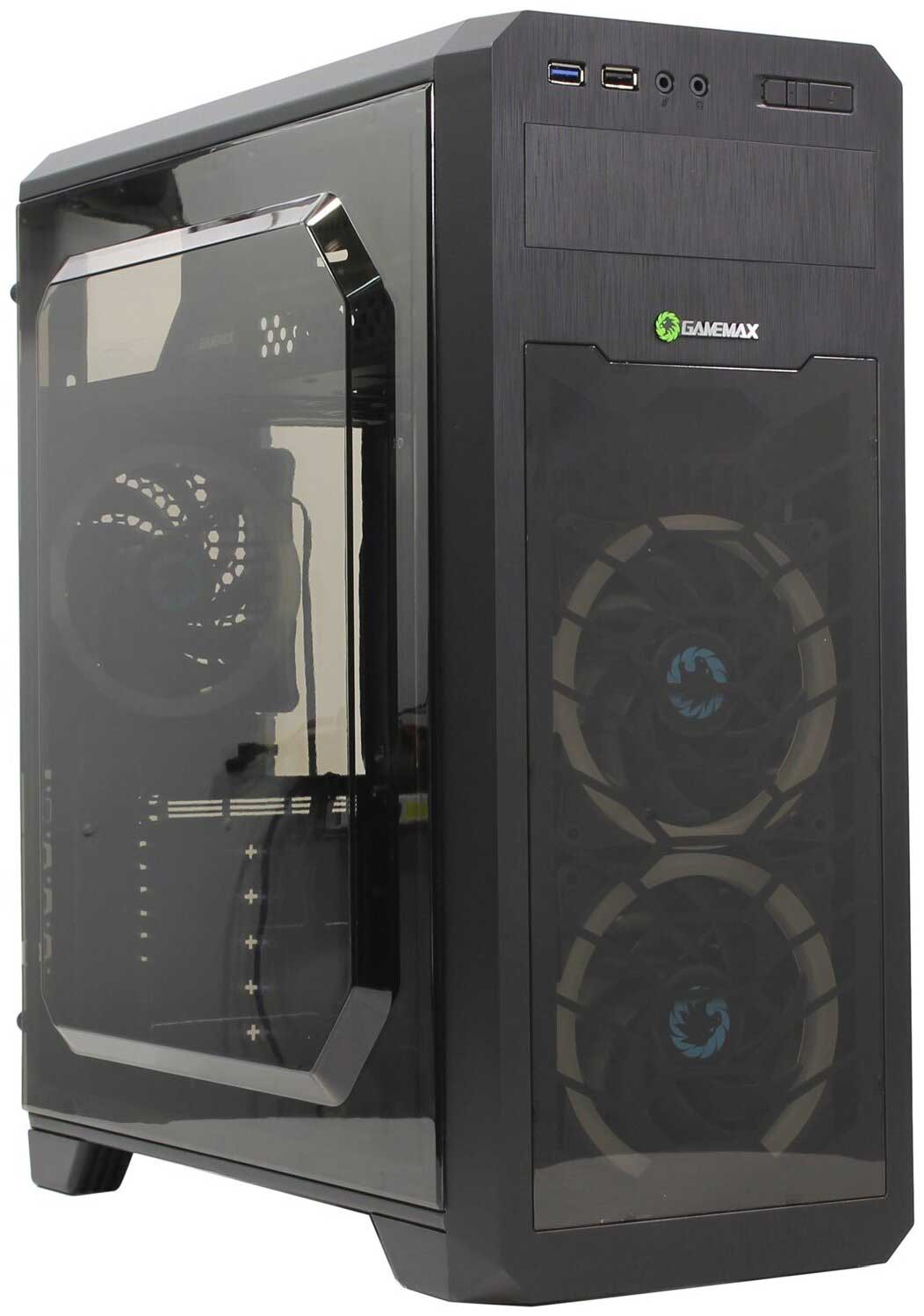 Корпус GameMax G563 Black 
Корпус GameMax G563 Black