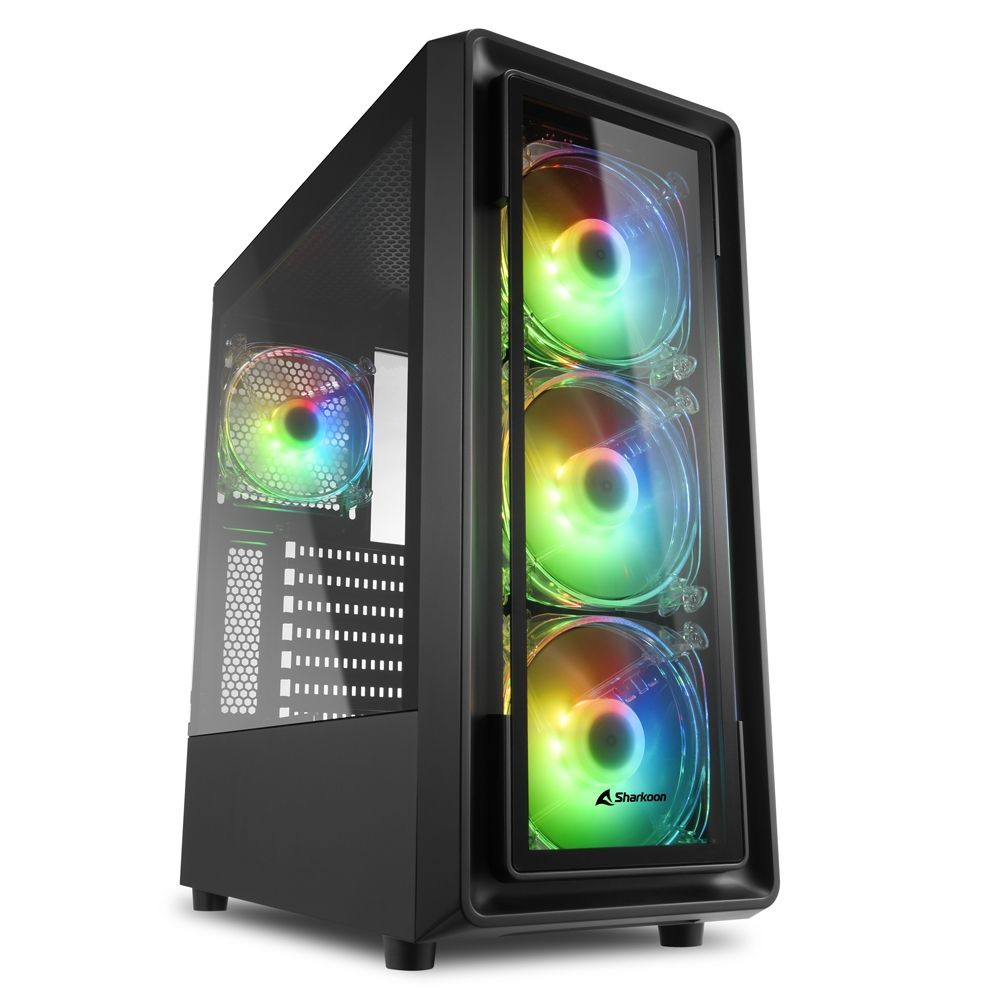 Корпус Sharkoon TK4 RGB чёрный
Корпус Sharkoon TK4 RGB чёрный