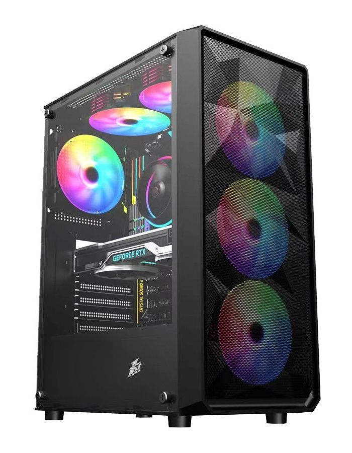 Корпус 1stPlayer FD3 Black FD3-BK-4F1
Корпус 1stPlayer FD3 Black FD3-BK-4F1