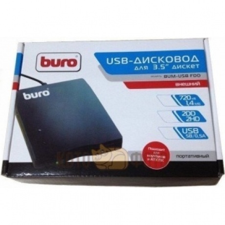 Дисковод FDD 3.5 Buro BUM-USB FDD
Дисковод FDD 3.5 Buro BUM-USB FDD