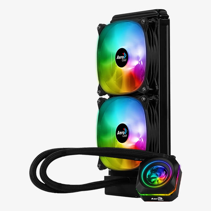 Система водяного охлаждения для процессора AeroCool Pulse L240F Black
Система водяного охлаждения для процессора AeroCool Pulse L240F Black
