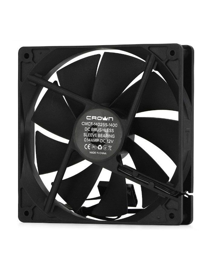 Вентилятор для корпуса Crown Micro CMCF-14025S-1400
Вентилятор для корпуса Crown Micro CMCF-14025S-1400