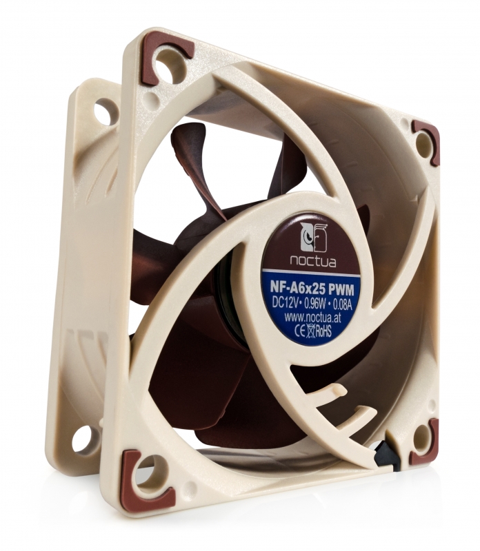 Вентилятор для корпуса Noctua NF-A6X25-PWM
Вентилятор для корпуса Noctua NF-A6X25-PWM