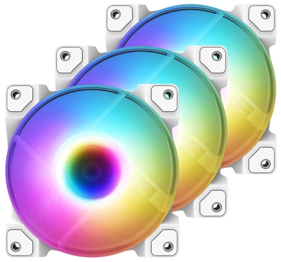 Вентилятор ID-Cooling DF-12025-ARGB-TRIO-SNOW
Вентилятор ID-Cooling DF-12025-ARGB-TRIO-SNOW