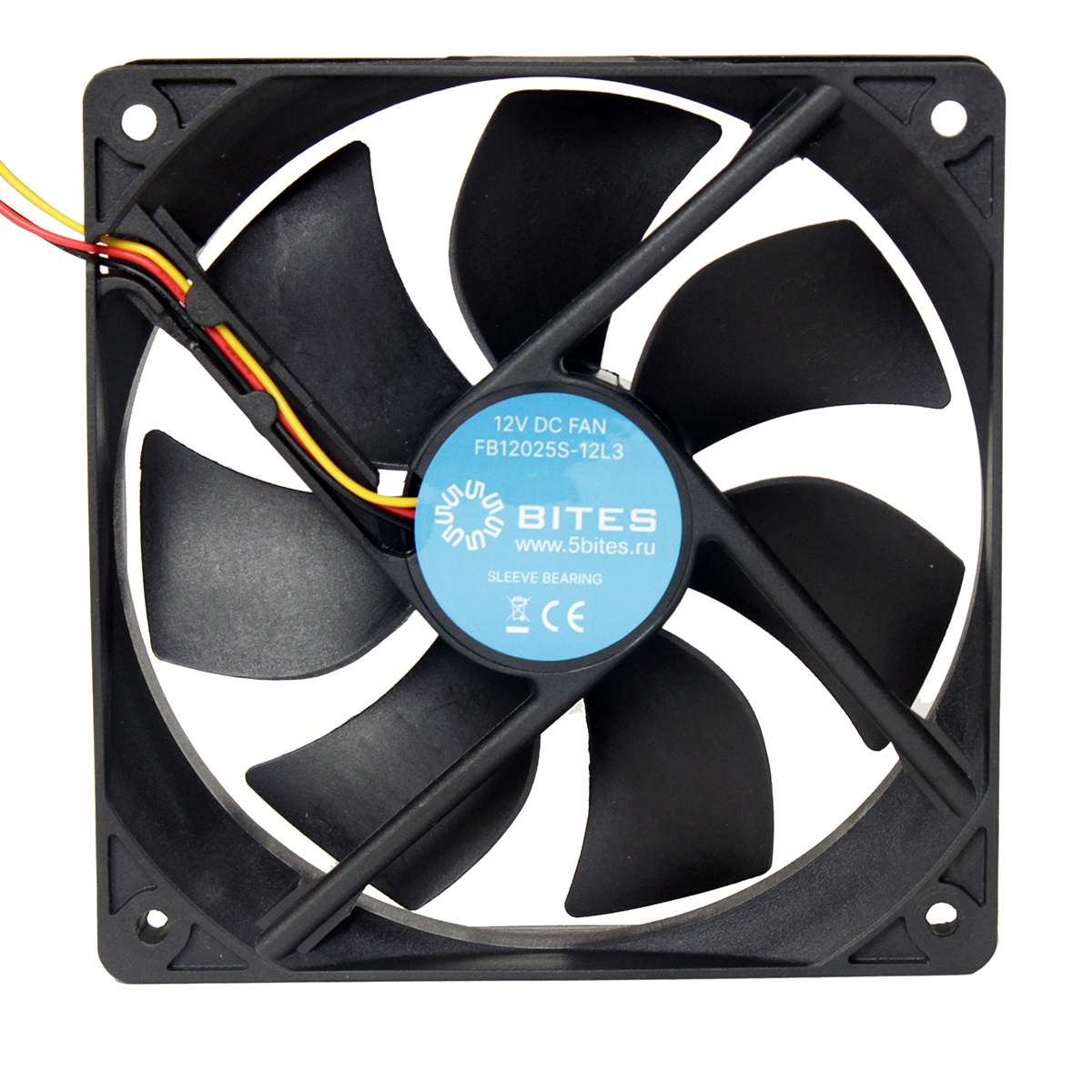 Вентилятор для корпуса 5bites 120mm (FB12025S-12L3)
Вентилятор для корпуса 5bites 120mm (FB12025S-12L3)