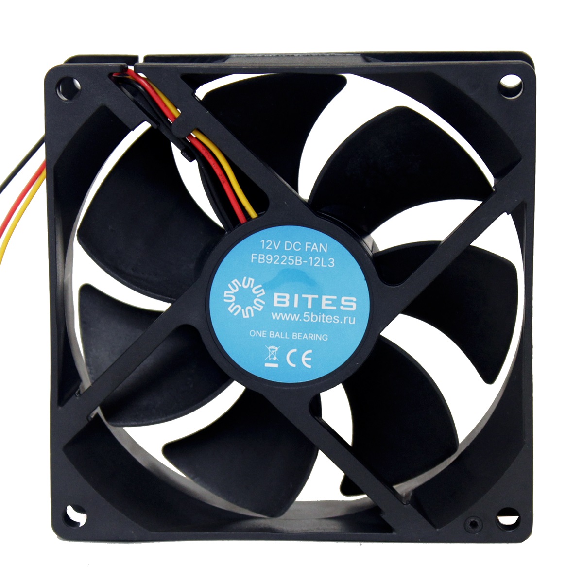 Вентилятор для корпуса 5bites 92mm (FB9225B-12L3)
Вентилятор для корпуса 5bites 92mm (FB9225B-12L3)